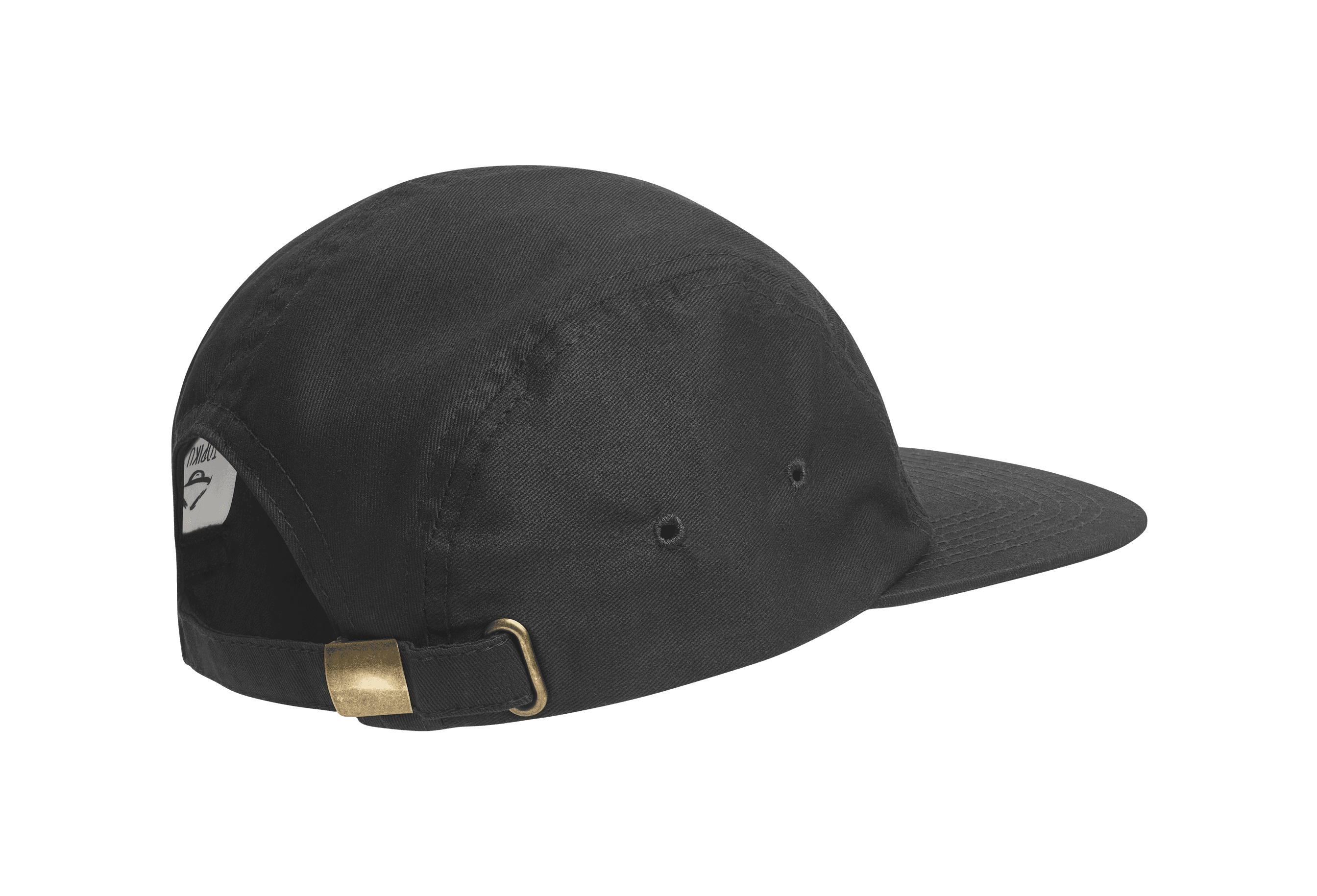 Five Panel Cap - Black