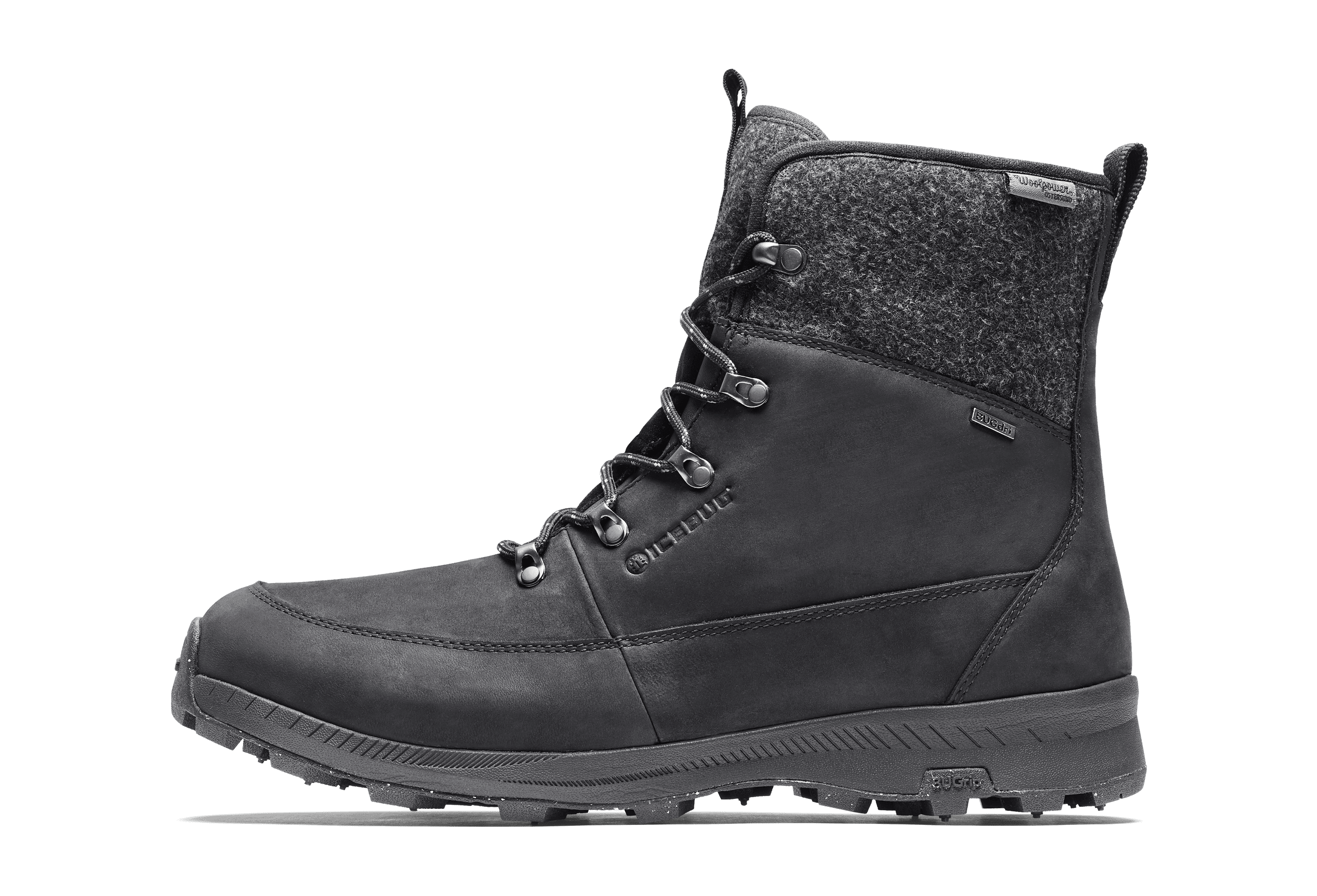 Adak ReWool Men's BUGrip - Black/Grey