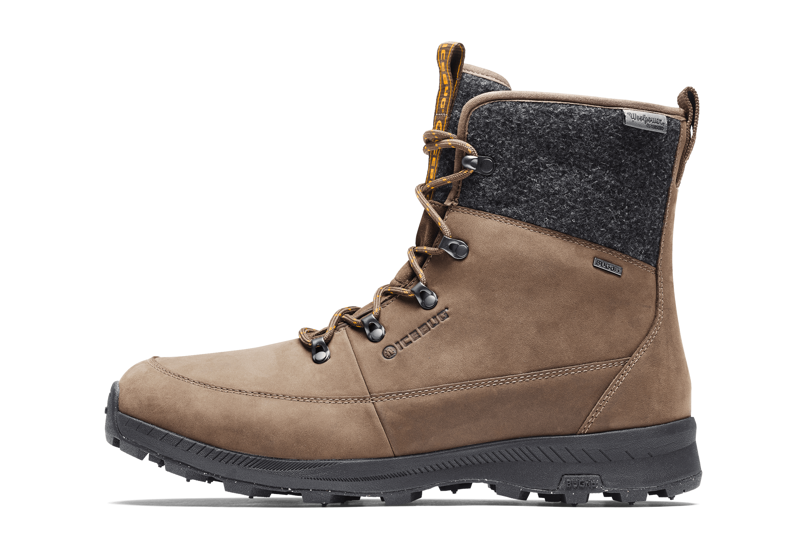 Adak ReWool Men's BUGrip - Coffee/Grey