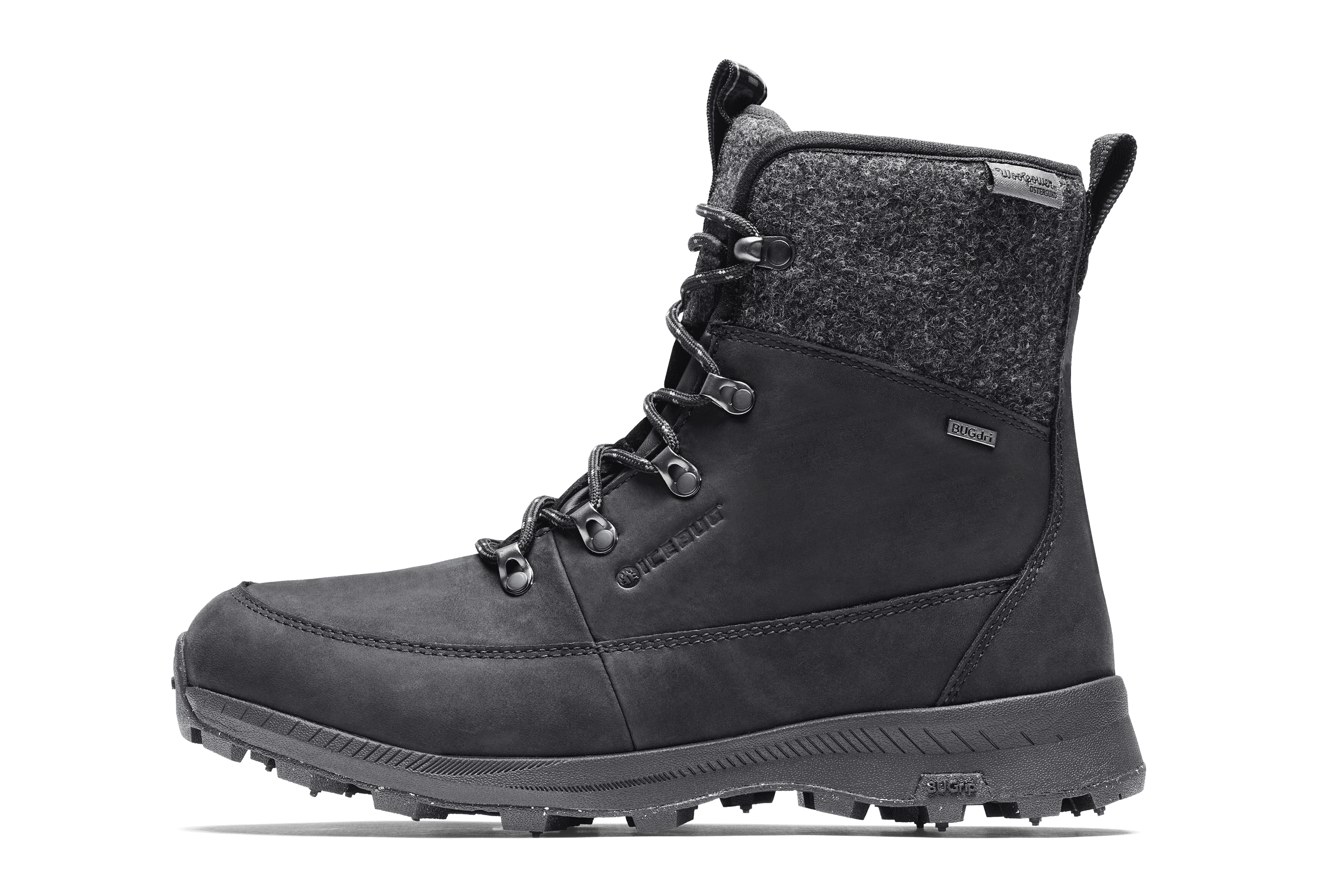 Adak ReWool Women's BUGrip - Black/Grey